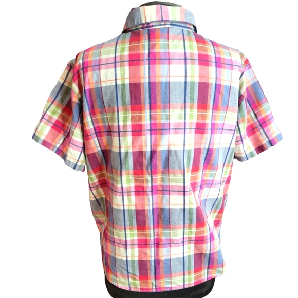 Alfred Dunner plaid button down shirt - Picture 3 of 7